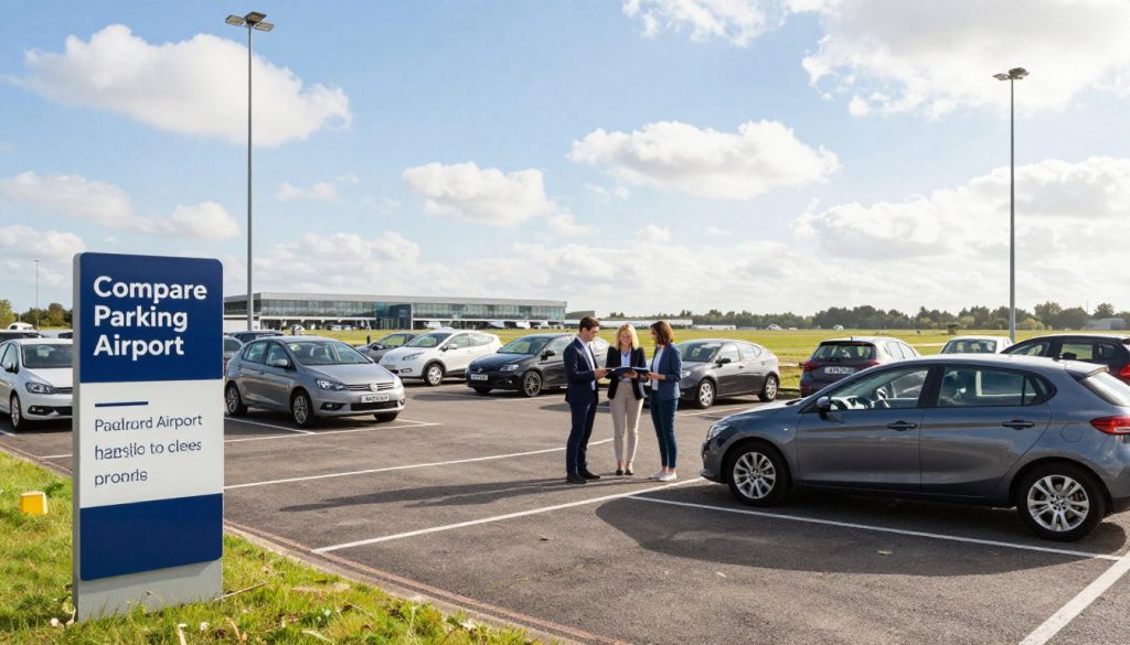 Compare parking options - offsite parking near Bradford Airport